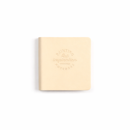 Mini poznámkový bloček „ Čistá Myšlenka“ – 5 × 5 cm vanilková 