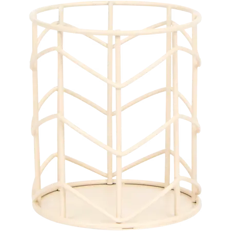 Kovový stojánek na tužky béžová