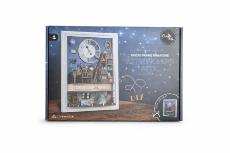 Miniaturní fotorámeček DIY Astronomer’s Attic – Crafts & Co