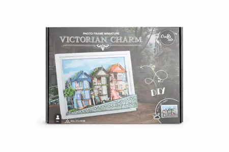 Miniaturní fotorámeček DIY Victorian Charm