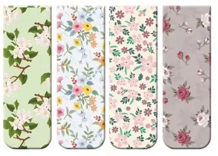 Magnetické záložky – romantická květinová kolekce (4 ks) Šepot jarních květů