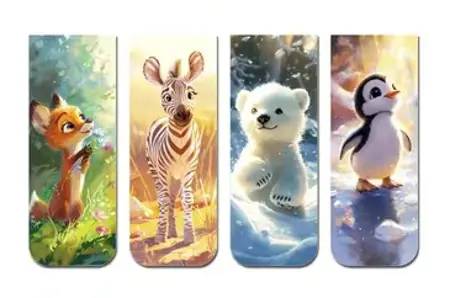 Magnetické záložky – Kouzelná zvířátka Přátelé ze snu 4ks