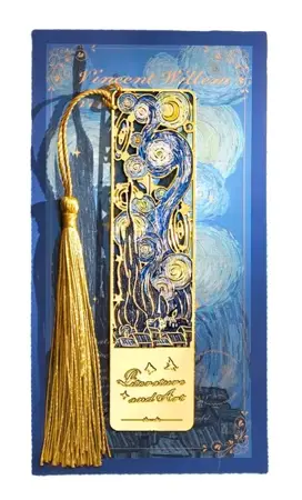 Kovová záložka – Hvězdná noc