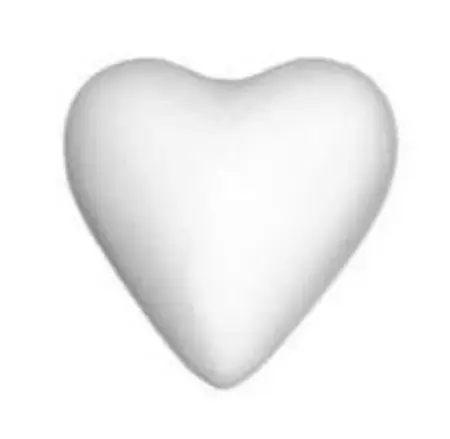 Polystyrenové srdce 8cm