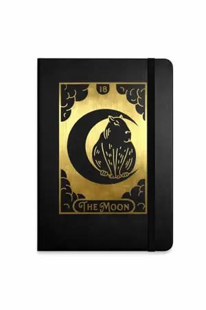 Poznámkový blok A5 Tarot & Kapibara – The Moon
