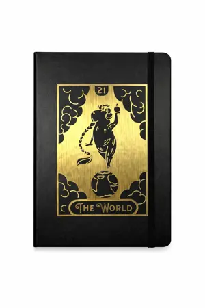Poznámkový blok A5 Tarot & Kapibara – the world