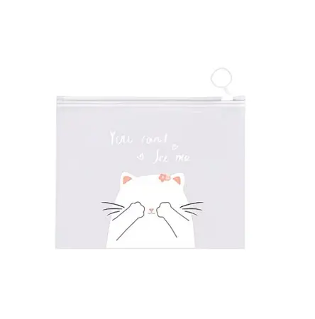Průhledný polypropylenový obal A5 – kočičí motiv you can't see