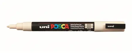 Akrylový fix Uni Posca PC-3M 0,9–1,3 mm – 45 béžová