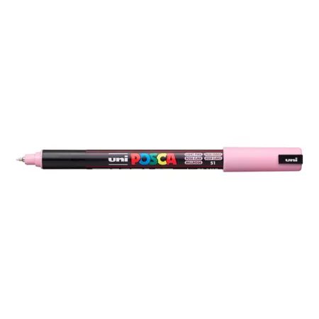 Acrylic marker Uni Posca 0.7mm PC-1MR – 51 světle růžová