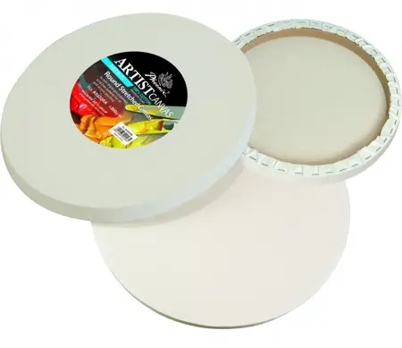 Kulaté napnuté malířské plátno – průměr 20cm