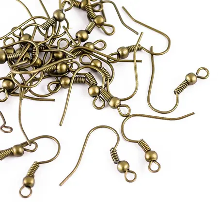 Afroháčky 18mm - starozlato