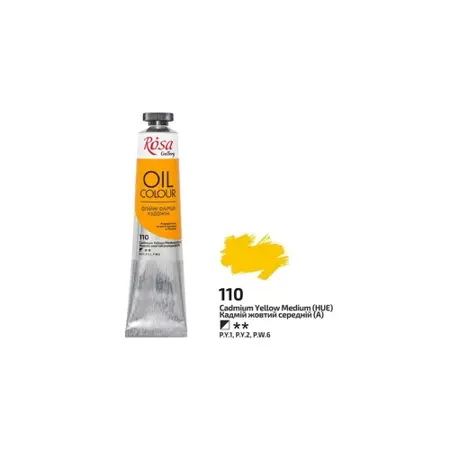 Olejová barva Rosa Gallery 45 ml –110 cadmium yellow medium