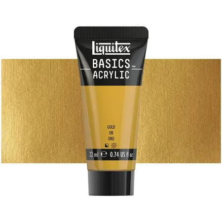 Akrylová barva Liquitex Basics 22 ml – 051 gold