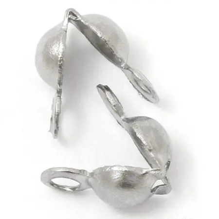 Kalota s očkem 4mm stříbrná