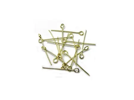 Ketlovací jehla 20mm Starozlatá