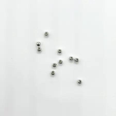 Korálky z nerezové oceli  3 mm