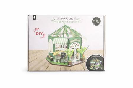 Miniaturní domek "Udělej si sám" Crafts & Co greenhouse