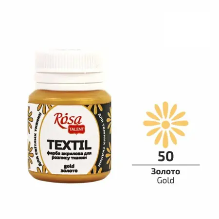 Barva na textil Rosa 20ml 50 Gold