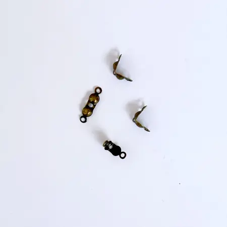 Kalota s očkem 4mm starozlata