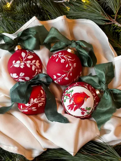 Kurz malování vánočních koulí