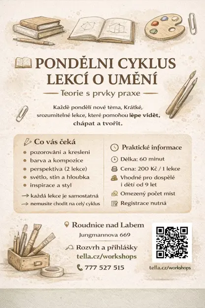 Jak se „dívá“ umělec 1 lekce